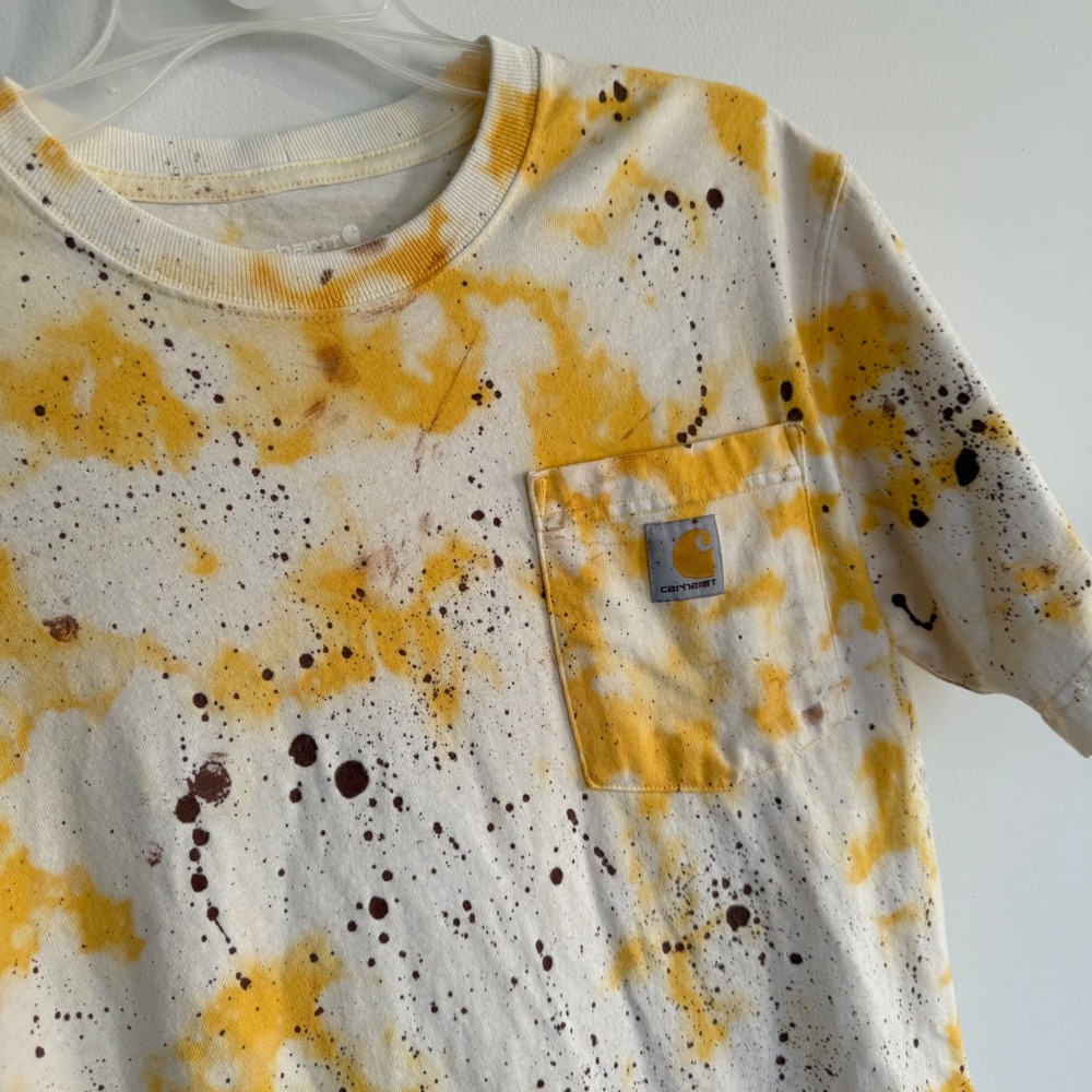 M7 Carhartt‎ Tie Dye Short Sleeve Top Crewneck XS - Picture 2 of 4